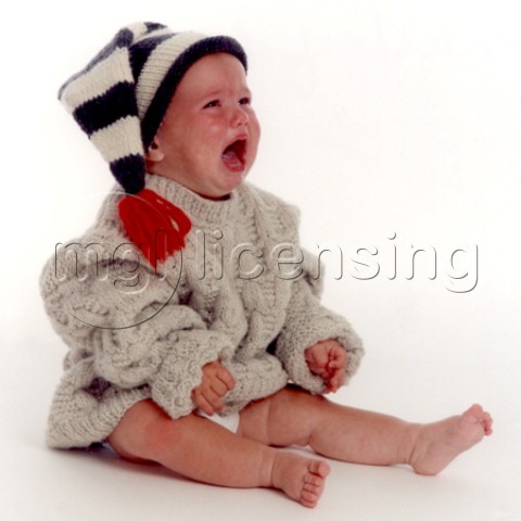 Crying Baby in Woolly Hatjpg