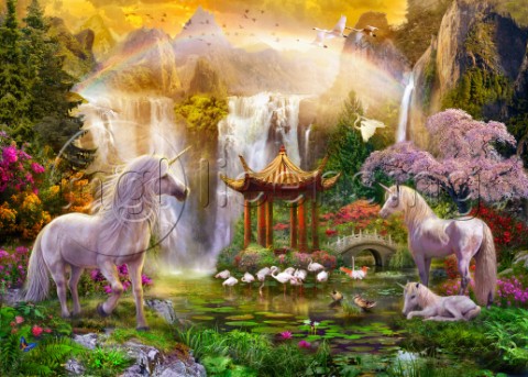 Unicorn Valley of the Waterfalls