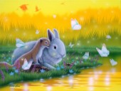 Bunny and Weasel-Evening Together