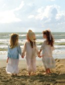 Favourite place (three girls by the seashore)