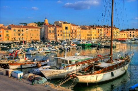 The Old Port in St Tropez LA527