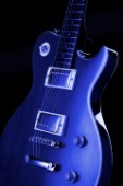 Blue Gibson Guitar
