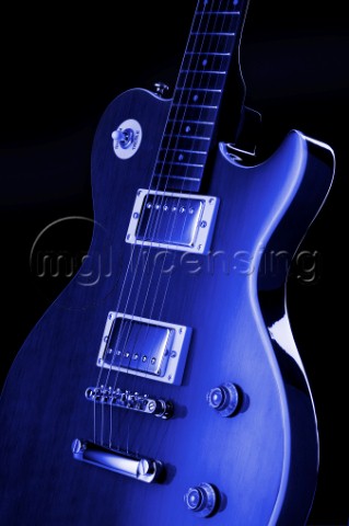Blue Gibson Guitar
