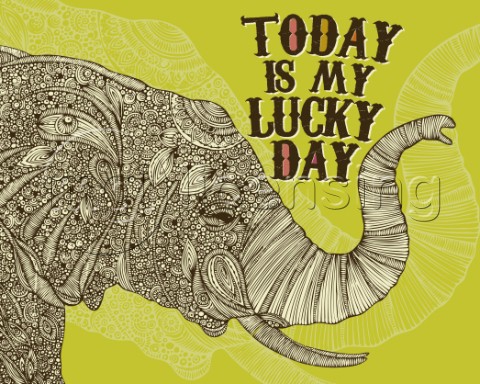 Lucky Day Elephant