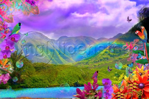Haliva Valley Rainbow Flowers