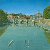 Rowing on the Tiber, Rome