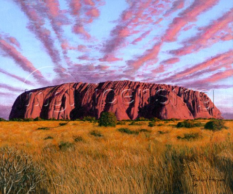 Uluru Sunset Ayers Rock Australia