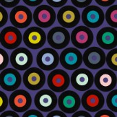 retro vinyl polka ~ also availlable as a repeating pattern