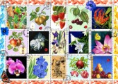 Botanical Stamp Collection