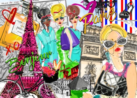 Fashion Paris Puzzel  Take me to Paris