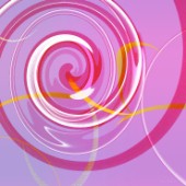Mono Twirl on purple