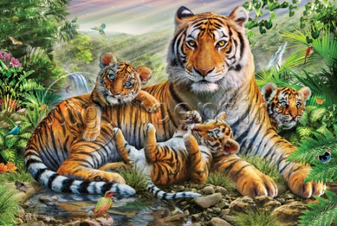Tiger and Cubs