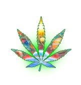 Cannabis Leaf Planets variant 2)