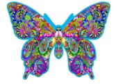 Paisley Butterfly (Variant 1)