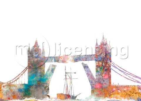 Tower Bridge Color Splash