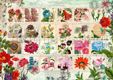 Flower Stamps