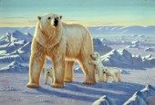 Polar bear with cubs (NPI 0073)