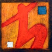 Abstract red figure (NPI 2145)