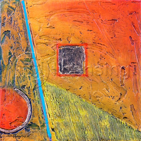 Abstract orange and red NPI 2153