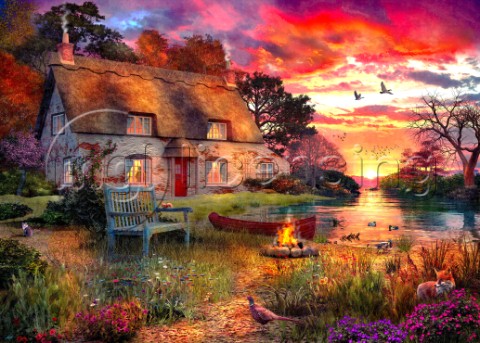 Evening Summer Cottage