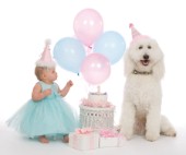 Birthday Baby and Dog