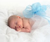 Baby Sleeping Blue Bow.jpg
