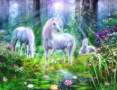 Forest unicorn family (Variant 1)