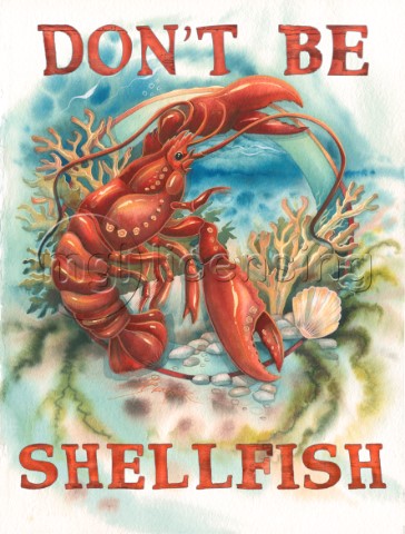 Dont Be Shellfish variant 1