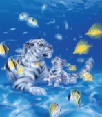 Ocean Dream - white tiger