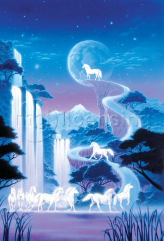 White unicorn falls