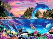 Dolphin panorama