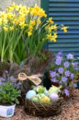Easter Flowers and Eggs