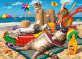 Cats On The Beach