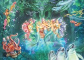 Mermaids dancing