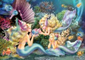 Three mermaids
