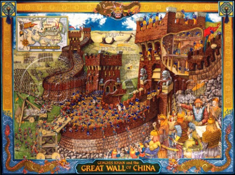 Genghis Khan and the Great Wall of China