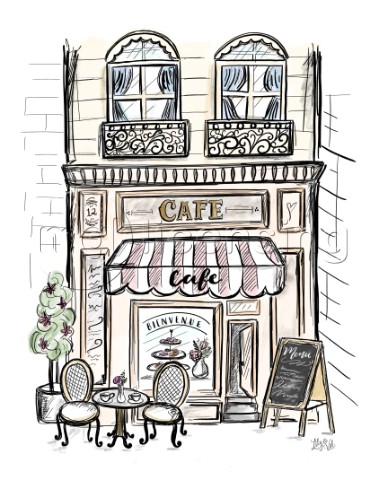 French Shop Front Cafe