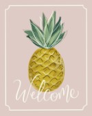 Welcome Pineapple Pink