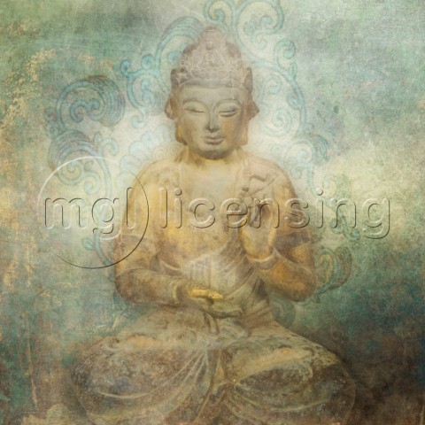Serene buddha gold Variant 1