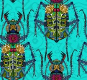 repeating pattern ~ nature beetles