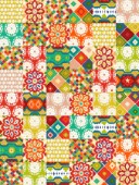 repeating pattern ~ patchwork squares of designs from my Southwestern inspired ABRAZO collection