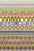 graphic stripe inspired by Venetian amber glass and vintage textiles ~ also available as a repeating pattern