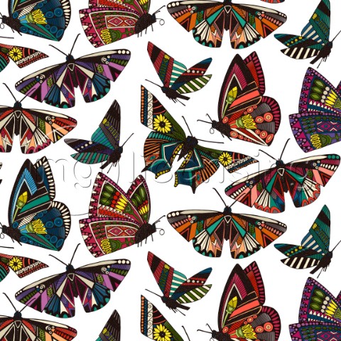 Summer Butterflies multi